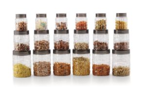 Amazon- Buy Cello Checkers Plastic PET Canister Set
