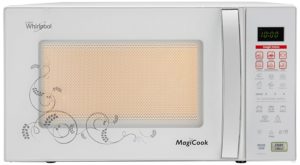 Amazon - Buy Whirlpool 20 L Grill Microwave Oven (Magicook Deluxe-20L, White) at Rs 4491