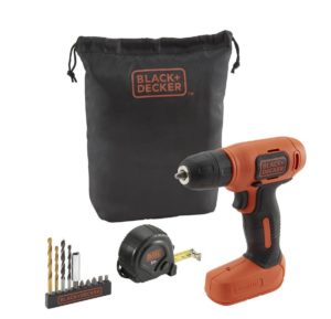 Amazon GIF 2017 - Buy BLACK + DECKER BDCD8GPA 7.2V Li-Ion Cordless Drill Kit (Orange, 14-Pieces) for Rs 1999