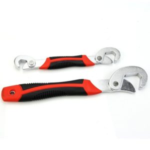 Amzon - Buy Snap n Grip BMESNG1 Auto Adjustable Universal Wrench (Black and Red, Pack of 2) at Rs 169 only