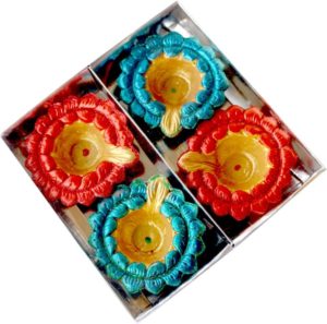 Flipkart- Buy eCraftIndia Terracotta Table Diya Set