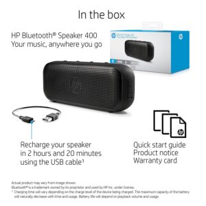HP 400 Bluetooth Speakers (Black) amazon