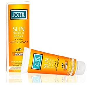 Jolen Sun Shield Cream UV Screen SPF-20, 100 ml at Rs.125 Only
