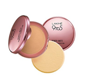 Lakme 9 to 5 Primer with Matte Powder Foundation Compact, Silky Golden, 9g at rs.365