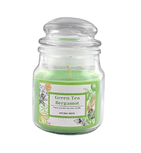 Premium Bell Jar Candle (Regular) - Green Tea Bergamot at rs.125