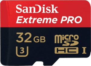 SanDisk Extreme Pro 32 GB MicroSD Card UHS Class 3 95 MB/s Memory Card (With Adapter)