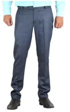 Vandnam Fabrics Skinny Fit Men's Blue Trousers