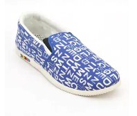 Men's Blue and White Casual Shoes