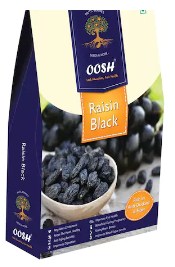Oosh Seedless Black Raisin 250 Gms