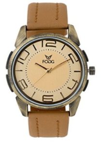 Fogg Analog Golden Dial Men's Watch 1048-GL-CK