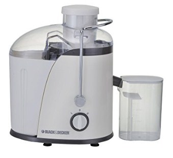 Black & Decker JE400 400-Watt Juice Extractor (White)