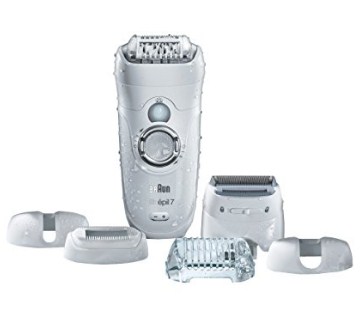 Braun Silk-Epil 7 7-561 Wet & Dry Cordless Epilator with 6 Extras