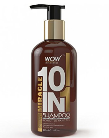 WOW Miracle 10 in 1 Shampoo, 300ml at rs.275