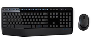 Logitech MK345 Wireless Keyboard and Mouse Combo (Black)