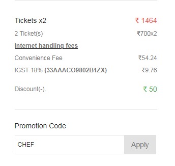 chef movie code