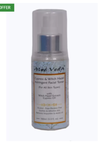 loe Veda Cypress & Witch Hazel Astringent Face Toner (100 ml) at rs.148