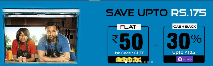 ticketnew chef movie offer