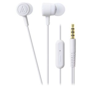 Amazon - Buy Audio-Technica ATH-CKL220iS-WH In-Ear Headphones with Mic (White) for Rs 759 only