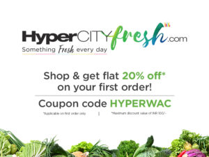 Hypercity- Get Flat 20% Off