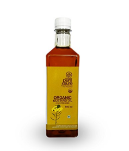 Pure & Sure Organic Mustard Oil, 500ml at rs.142