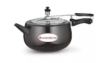 Wonderchef Raven Pressure Cooker Hard Anodized Inner SS Lid with Induction Base 5L