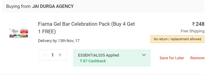 Fiama Gel Bar Celebration Pack (Buy 4 Get 1 FREE) Fiama Gel Bar Celebration Pack Promo Code