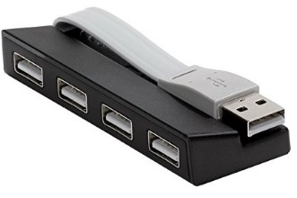 Targus Armor ACH114AP-52 4-Port Powered USB Hub 2.0 (Black)
