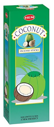 Hem Coconut Incense Sticks (9.3 cm X 6.0 cm X 25.5cm, Black )