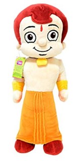 Chhota Bheem Plush Toy, Yellow/Orange (40cm)