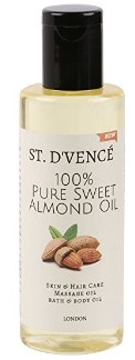 ST. D'VENCÉ 100% Pure Sweet Almond Coldpressed Carrier Oil, Almond Oil, 100ml