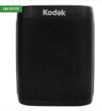 Kodak TV Speaker 68M Portable Bluetooth Home Audio Speaker (Black, Mono Channel)