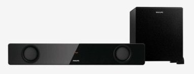 Philips HTL1041/94 2.1 Channel Soundbar Speaker (Black)