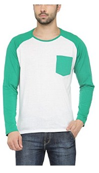 TSX Men's Solid Round Neck Full Sleeve T-shirt