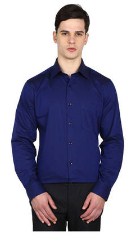 Arrow Navy Men Regular Shirts