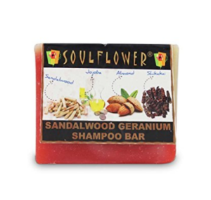 Soulflower Sandalwood Geranium Shampoo Bar at rs.134