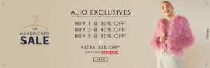 (Suggestions Added) AJIO LoOT- Buy 5 products and get 50% Off + Extra 30% Off + Rs 150 PayTM Cashback + Many Other Offers best offer