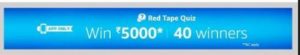 amazon red tape quiz win Rs 5000 amazon pay balance for free