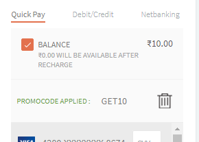 Get10 freecharge