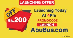 Abubus- Get Flat Rs.200 Off on Bus Ticket Booking of Rs.250 of More