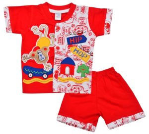Amazon- Buy Little Hub Baby Boys' Cotton Clothing Set (0-3 months) at Rs.130 Only