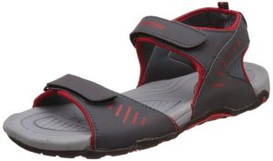 Amazon- Buy Lotto Men's Grey/Red Sandals and Floaters 
