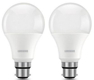 Amazon- Buy Luminous Shine Eco Base B22 7-Watt LED Bulb