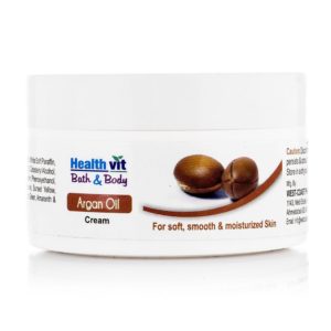 Amazon- BuyHealthvit Bath and Body Argan Cream