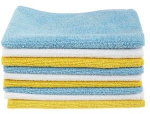 AmazonBasics Microfibre Cleaning Cloths, Pack of 6 