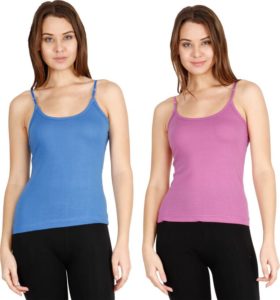 Flipkart Steal - Buy Gen-x Women's Camisoles & Slips (Set of 2) at 85% off from Rs 103