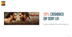 Freecharge - Get flat 20% cashback at SonyLiv