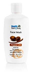 Healthvit Bath and Body Argan Facewash, 100ml 