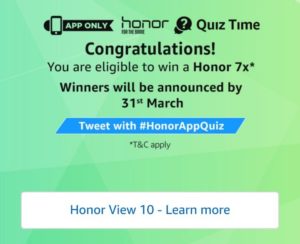 Honor 7x answers