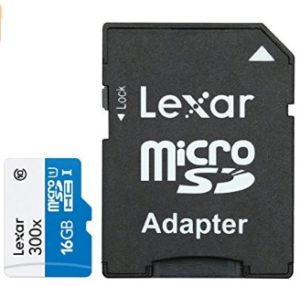 Lexar High Performance 16GB Class 10 MicroSD Memory Card with Adapter 