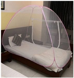 Miamour Foldable Mosquito Net Size Single Bed (Multicolour, Nylon) 